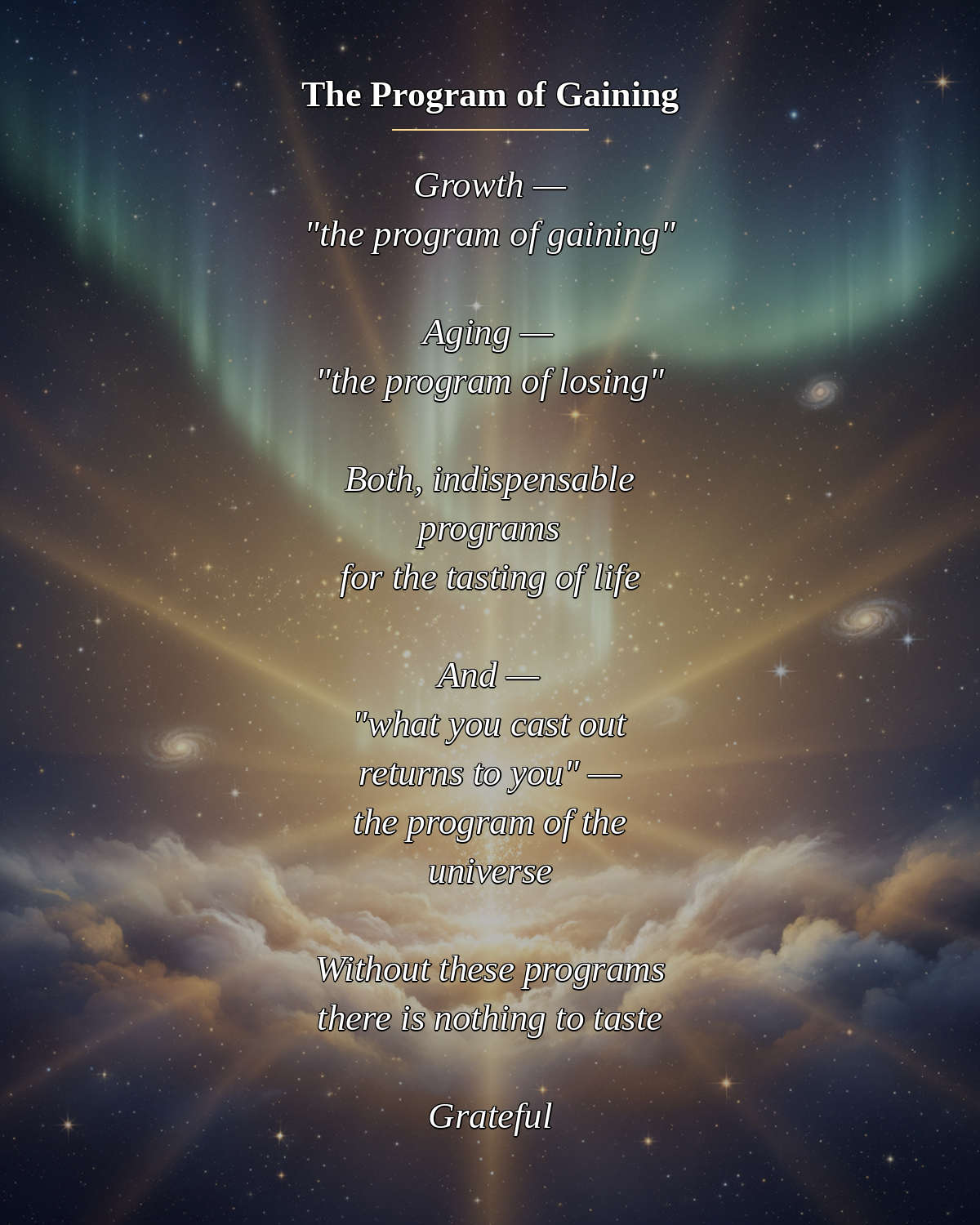 №014_The Program of Gaining
