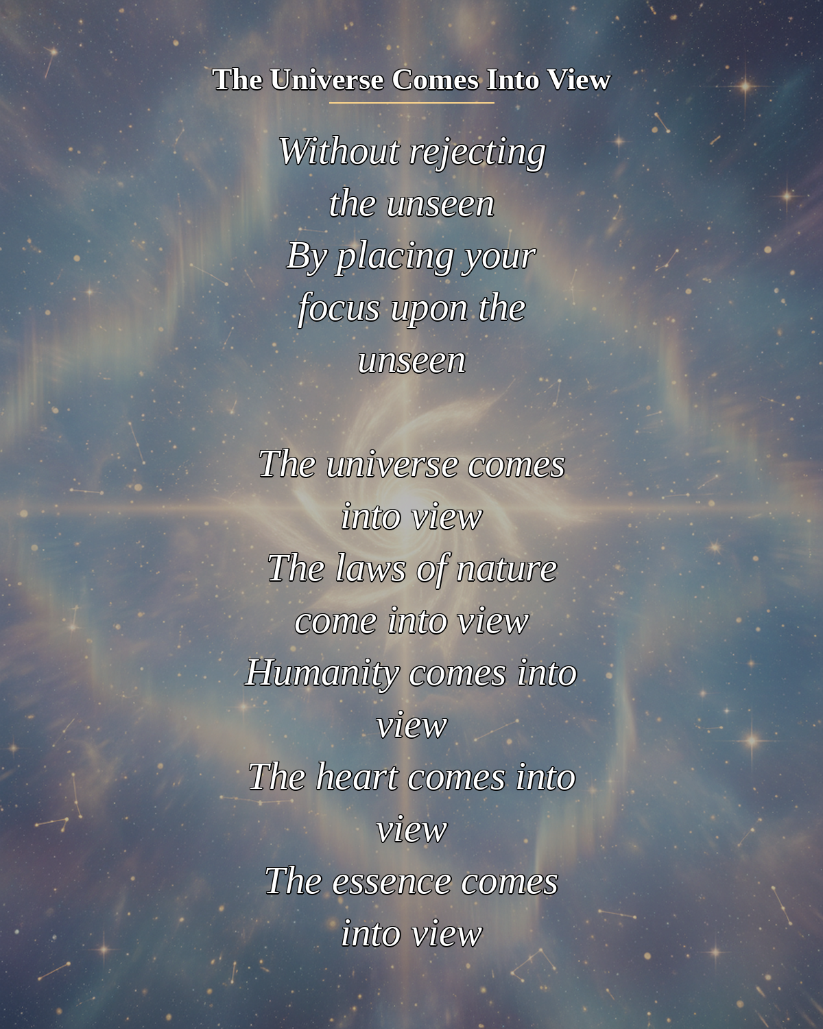 №027_The Universe Comes Into View