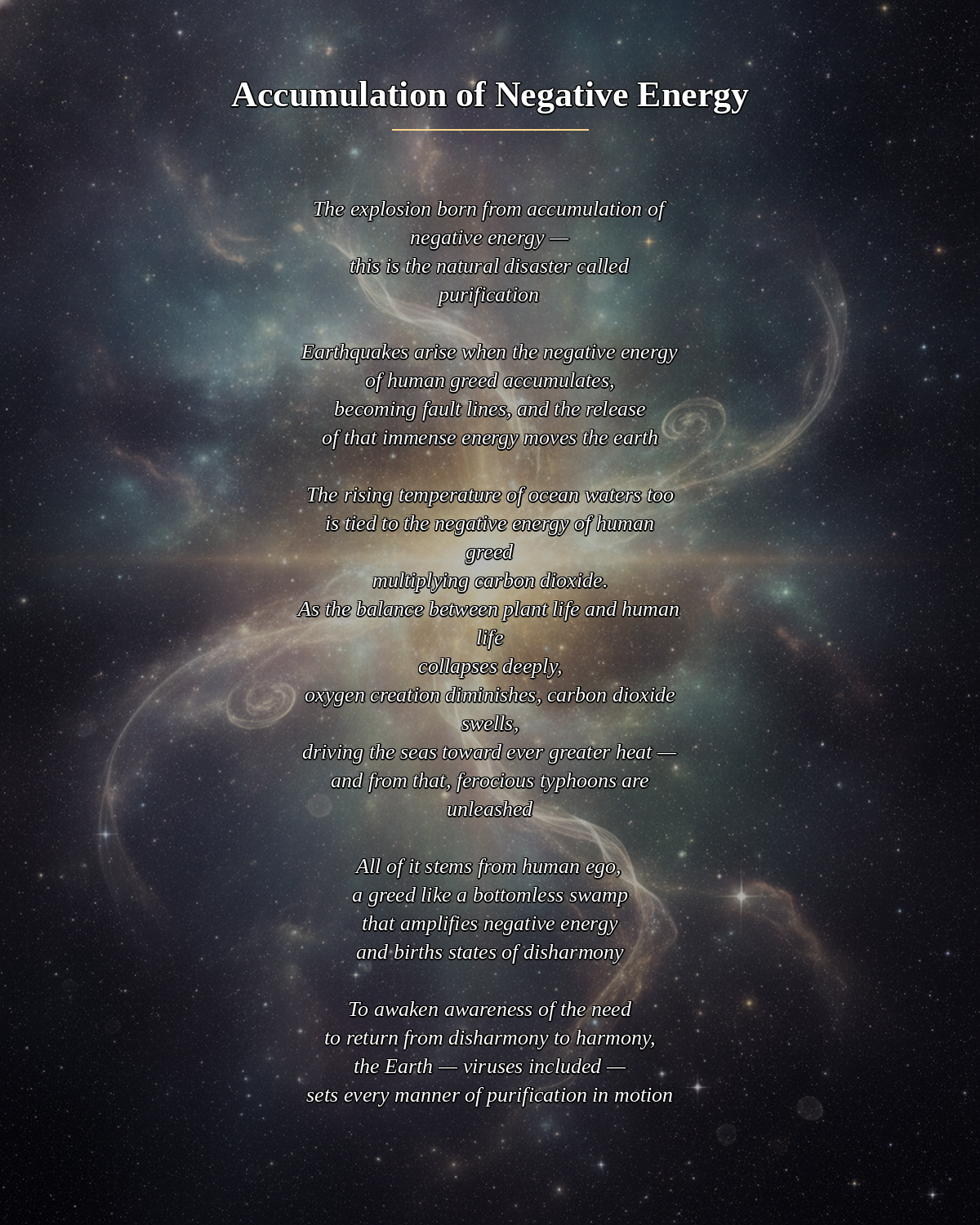 №046_Accumulation of Negative Energy