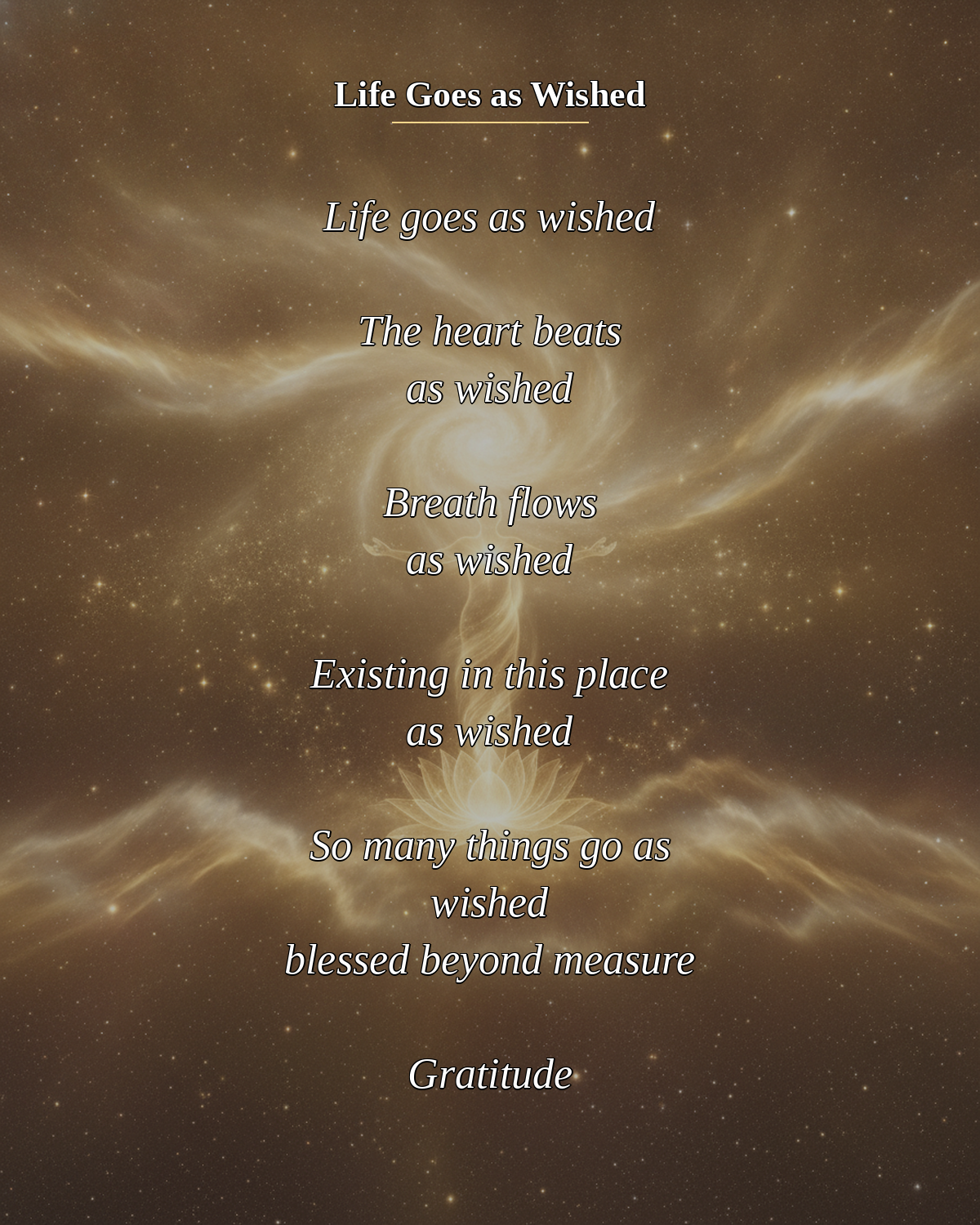 №050_Life Goes as Wished