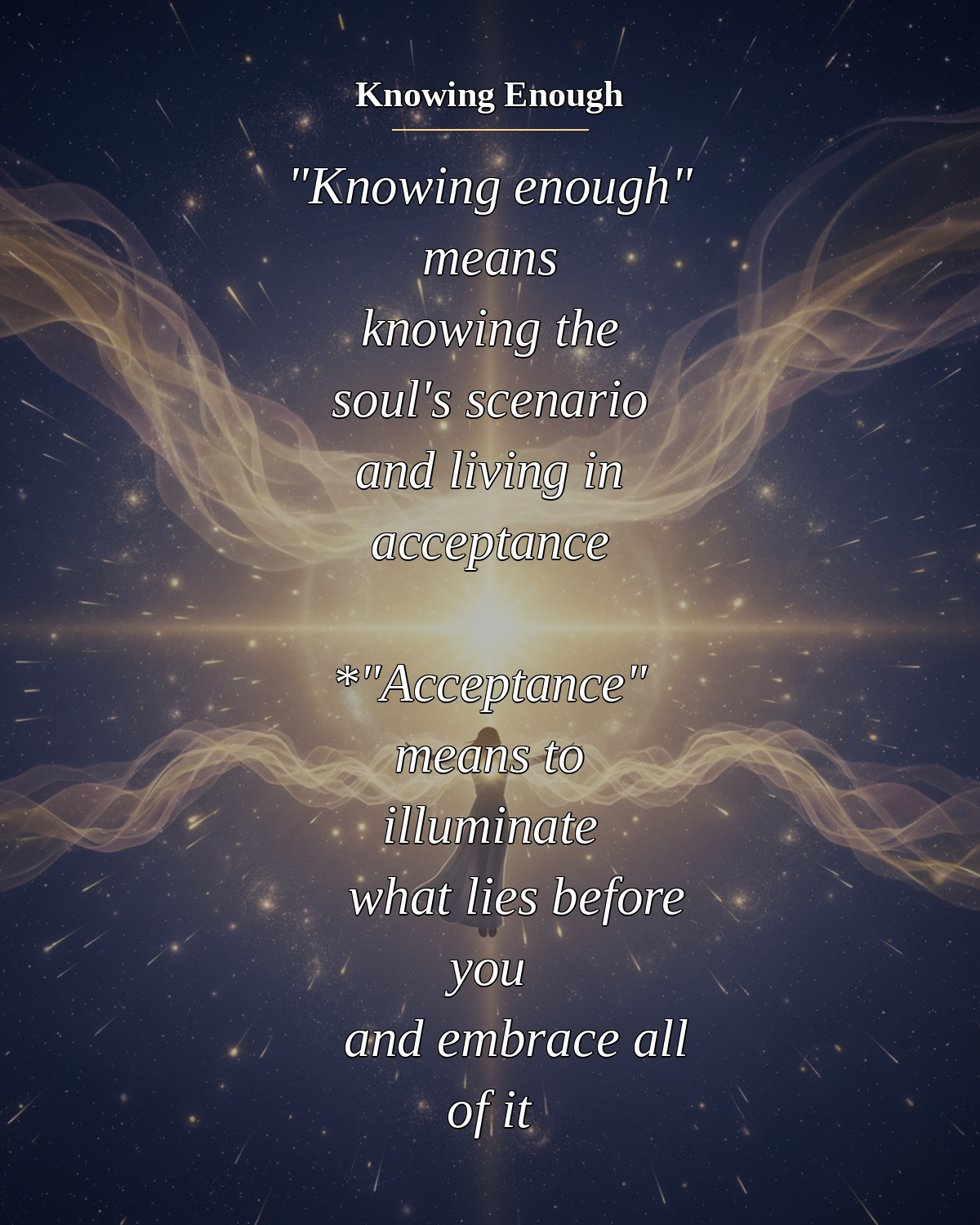 №084_Knowing Enough