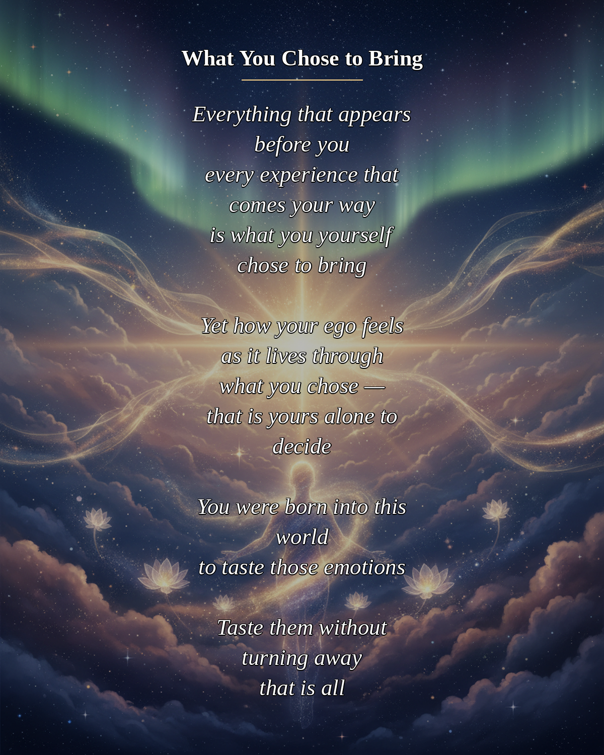 №108_What You Chose to Bring