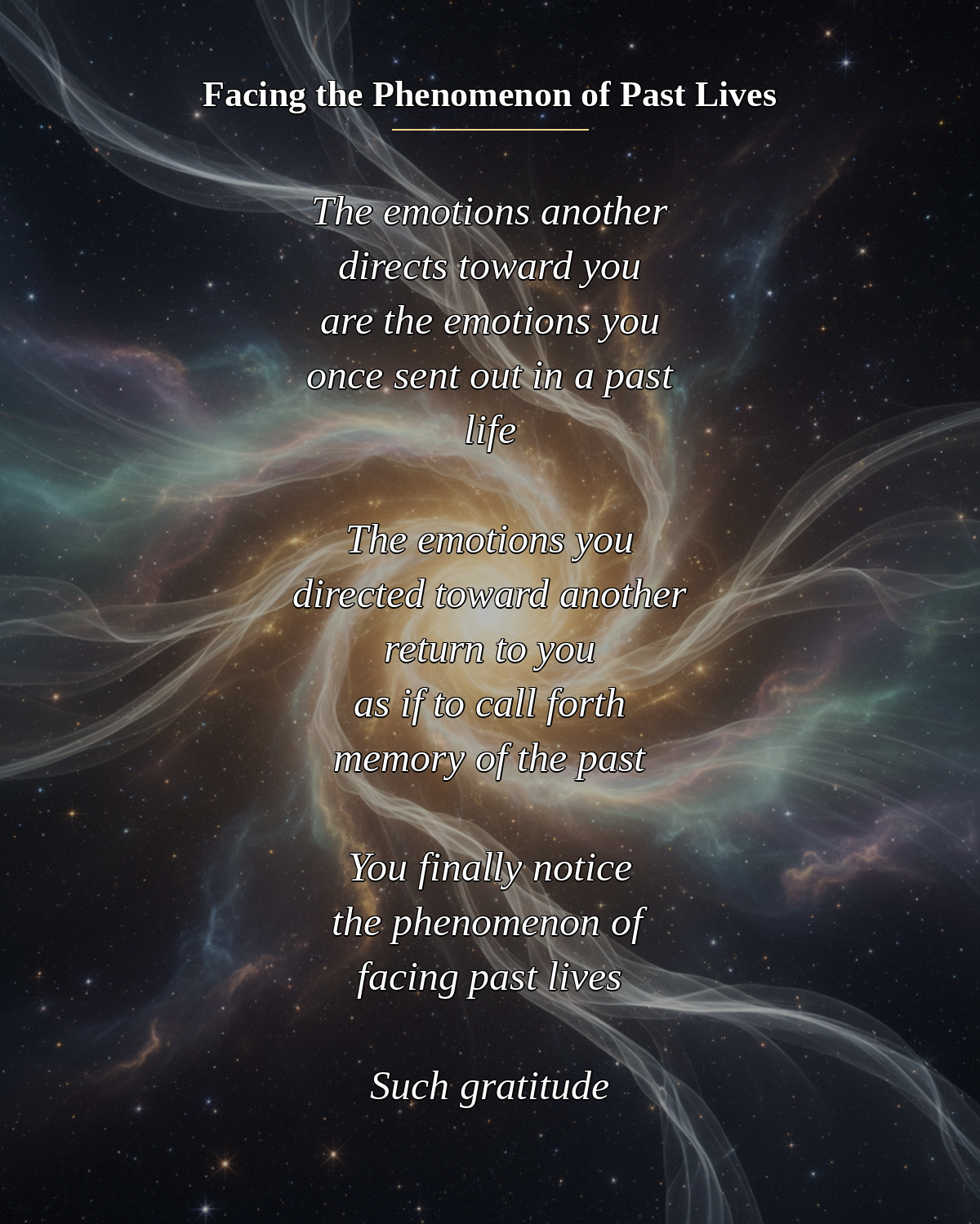№111_Facing the Phenomenon of Past Lives