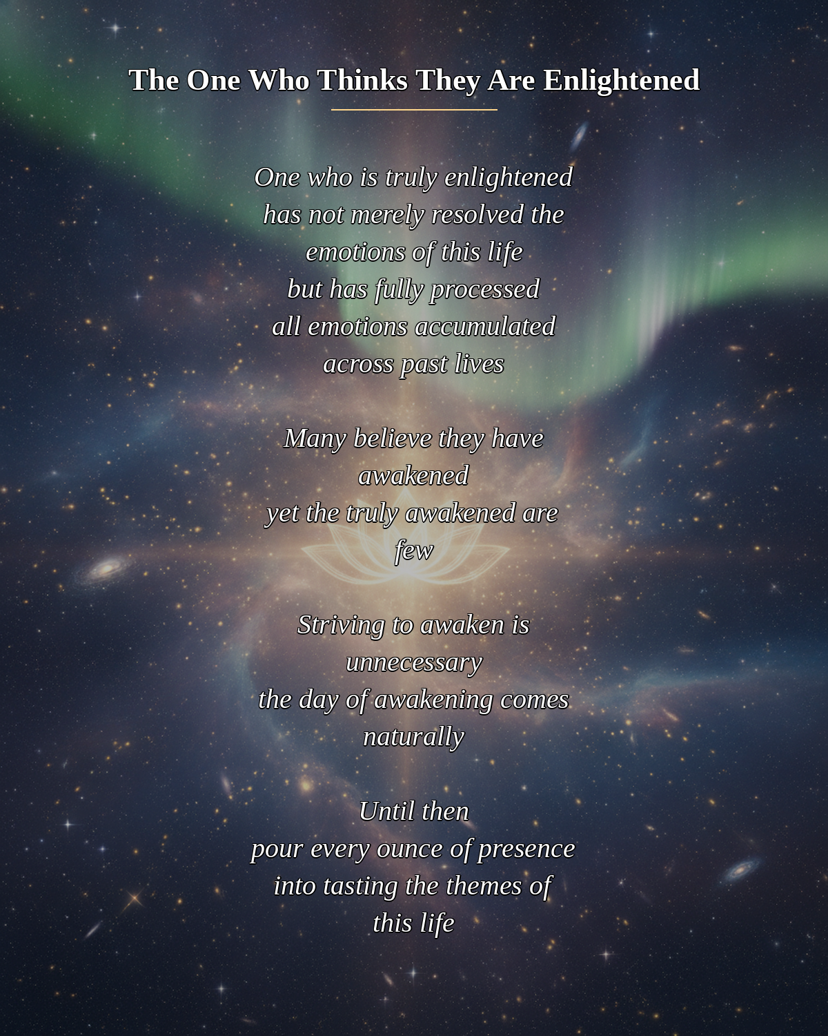 №113_The One Who Thinks They Are Enlightened