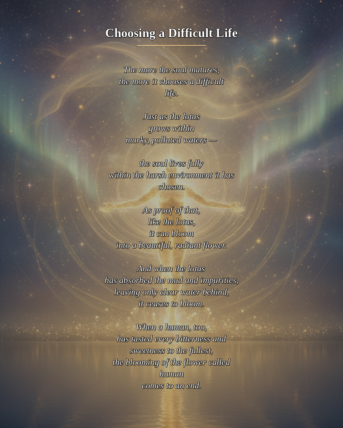 №123_Choosing a Difficult Life