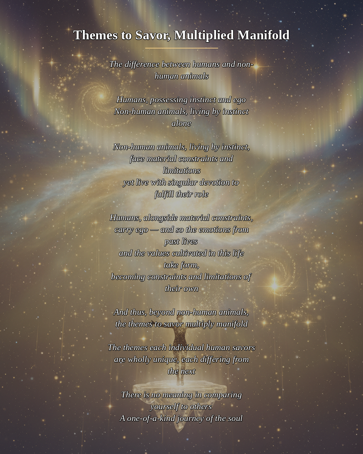 №129_Themes to Savor, Multiplied Manifold
