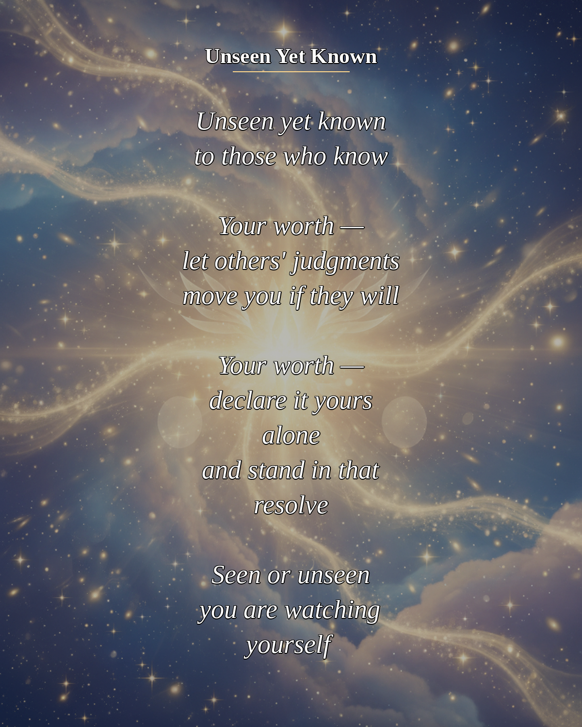 №327_Unseen Yet Known