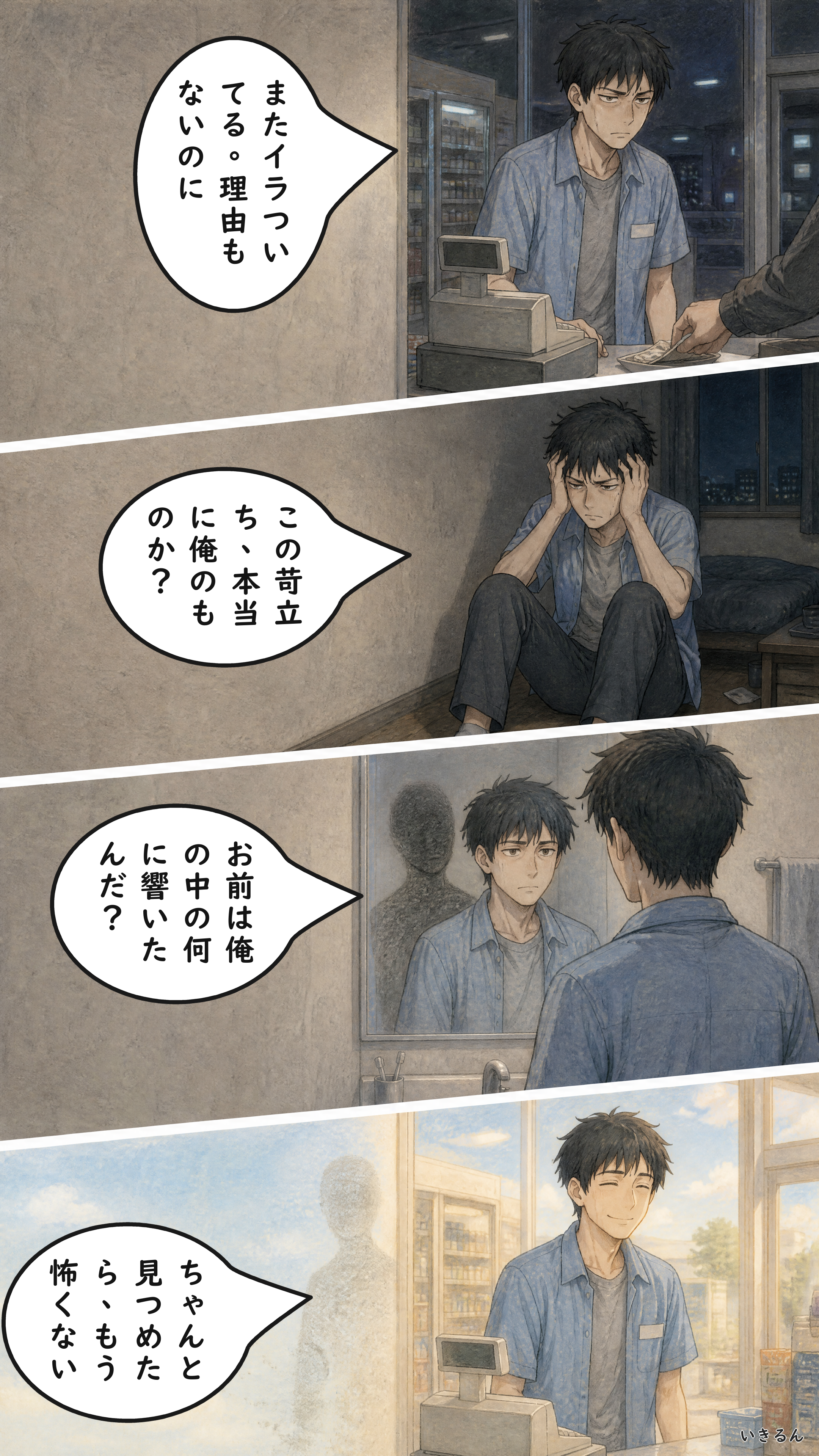 憑依される人間も