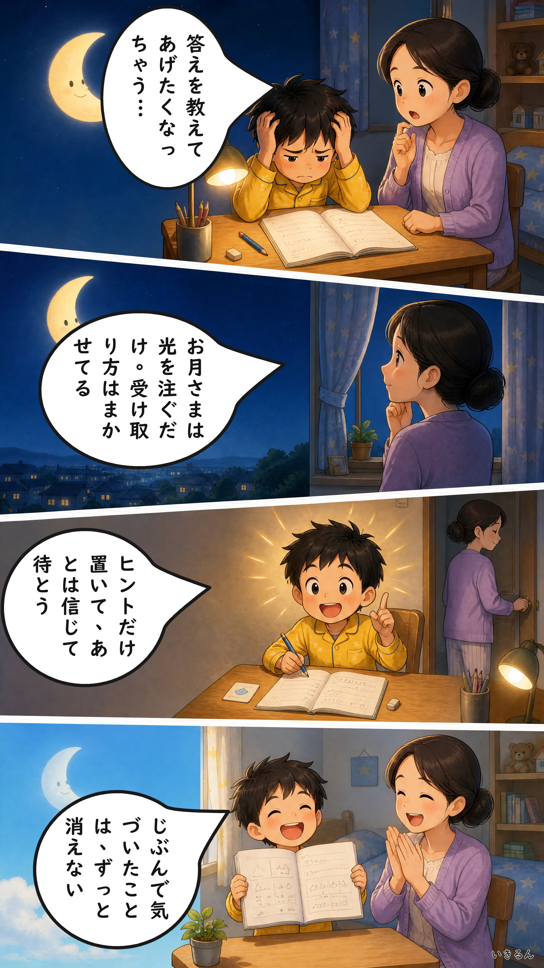 ヒントを出すだけ