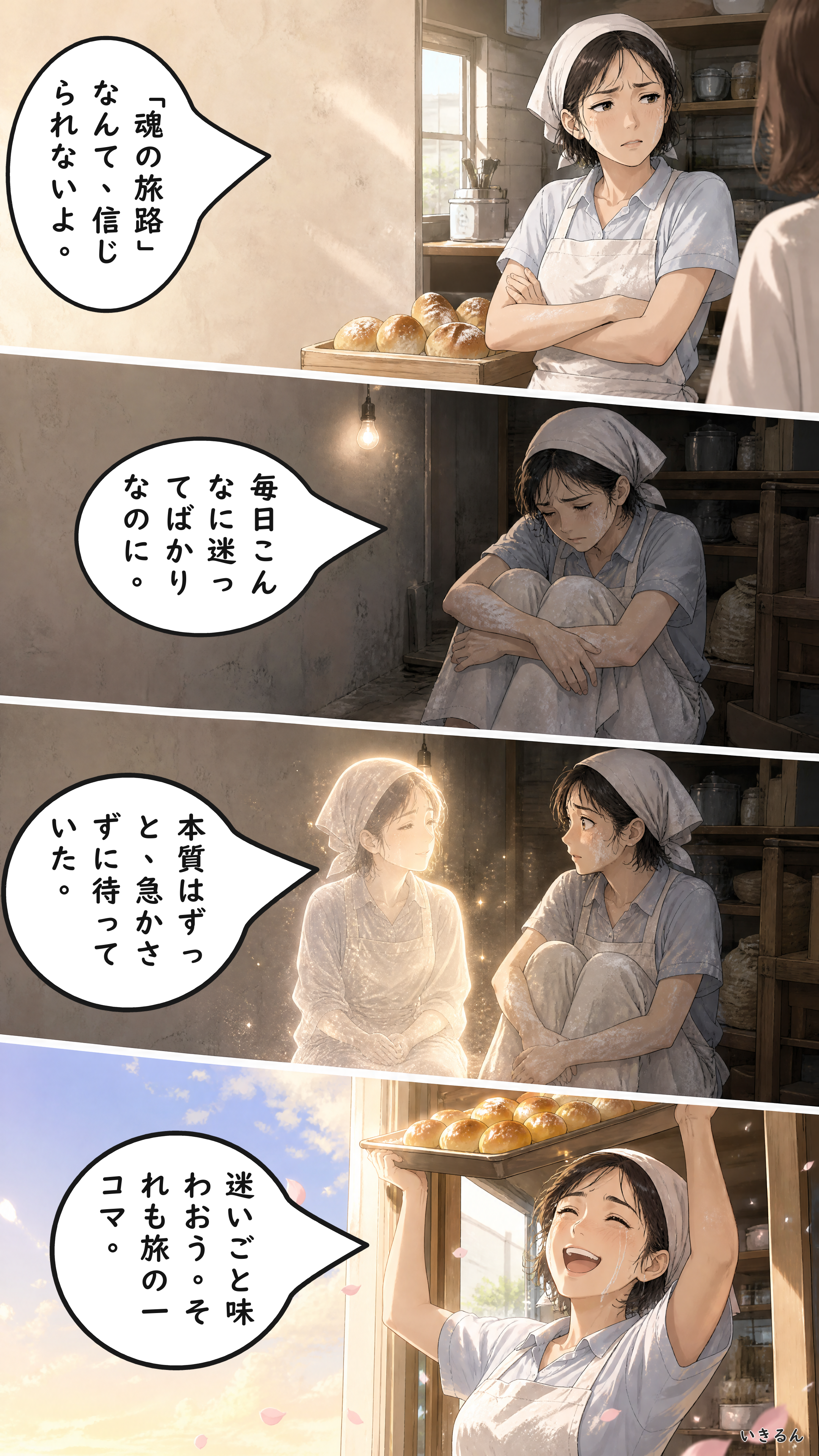 待っている