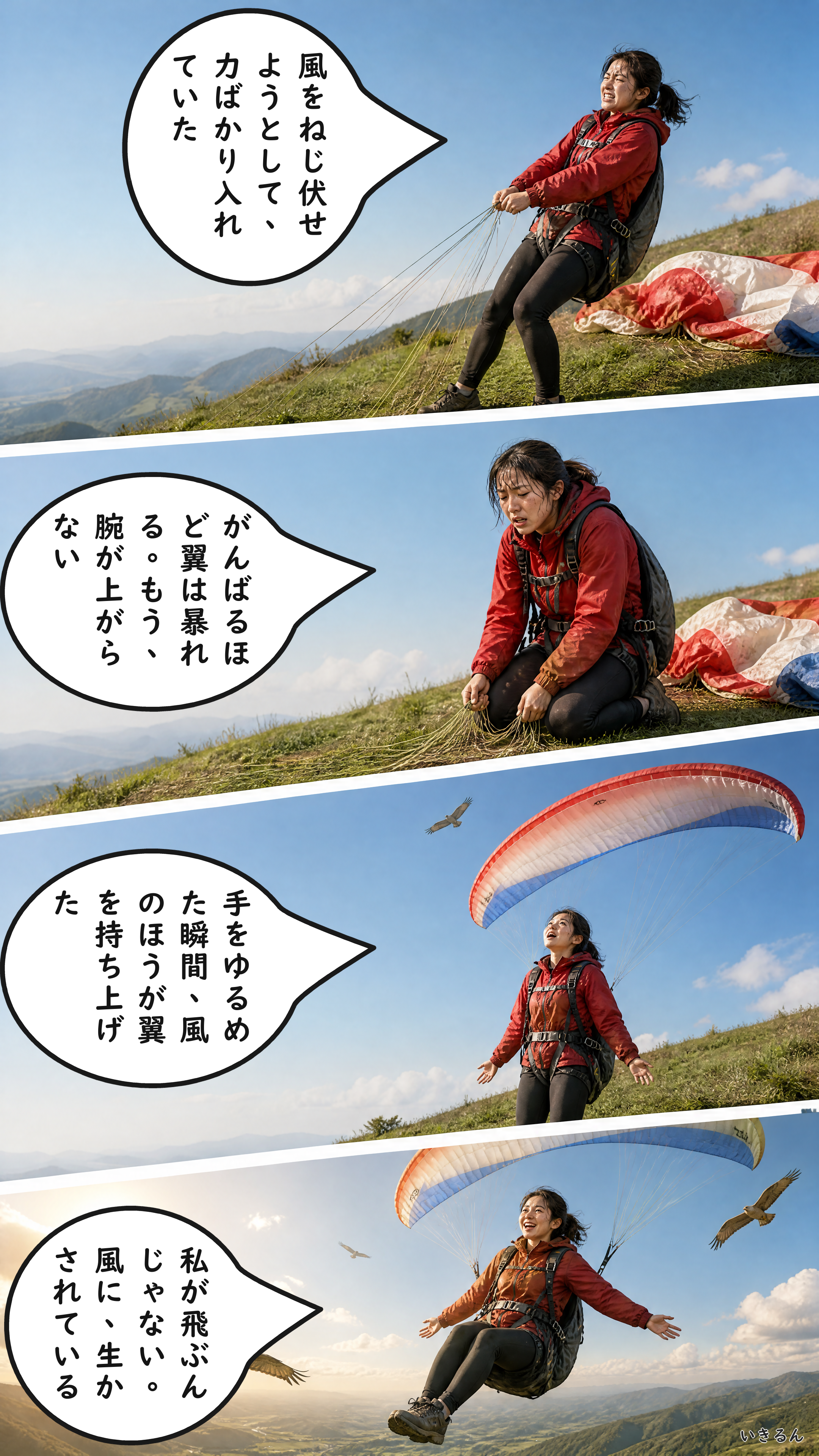 鳥は飛ぶのではない