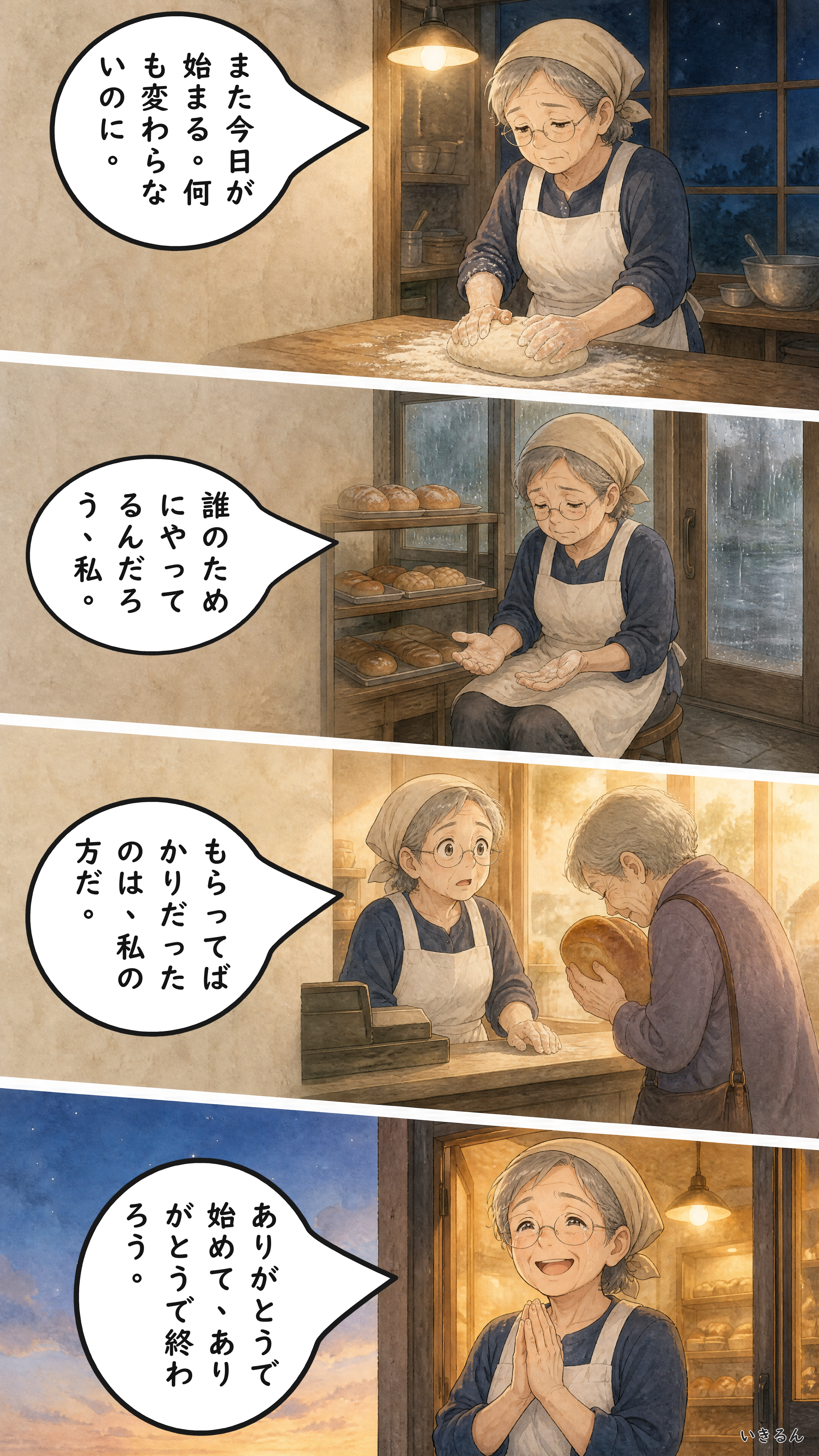 感謝で始まり