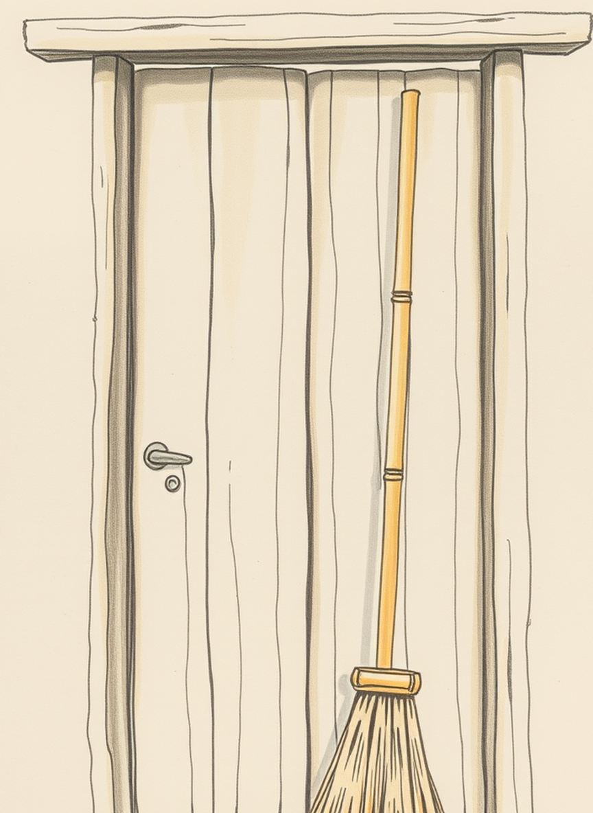 5_竹の箒