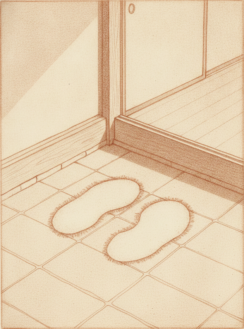 靴の向き